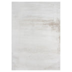 Tapete decorativo Shaggy Clouds crema 160x230 cm, alfombra suave tipo shaggy con diseño moderno ideal para sala o recámara