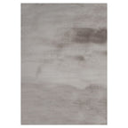 Tapete decorativo Shaggy Clouds gris, alfombra suave tipo shaggy con diseño moderno ideal para sala o recámara