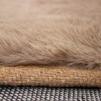 Tapete decorativo Shaggy Clouds taupe 160x230 cm, alfombra suave tipo shaggy con diseño moderno ideal para sala o recámara