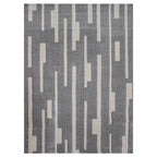 Tapete Shaggy Supreme gris con fibras largas y textura esponjosa que brinda confort y calidez en espacios interiores