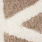 Tapete Decorativo Shaggy Supreme Geometric Beige 120x170 cm