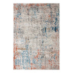 Tapete decorativo Stella 11 crema/naranja, alfombra moderna de polipropileno con diseño elegante ideal para sala o recámara