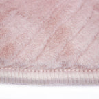 Tapete decorativo Timmy redondo rosa 160 cm, alfombra moderna de polipropileno con diseño suave ideal para sala o recámara