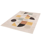 Tapete Urban 2311 geométrico multicolor con textura suave y diseño contemporáneo ideal para sala o recámara en espacios modernos
