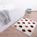 Tapete baño Fun Bath Mat pink 40x60 cm con textura suave y diseño contemporáneo ideal para baño en espacios modernos