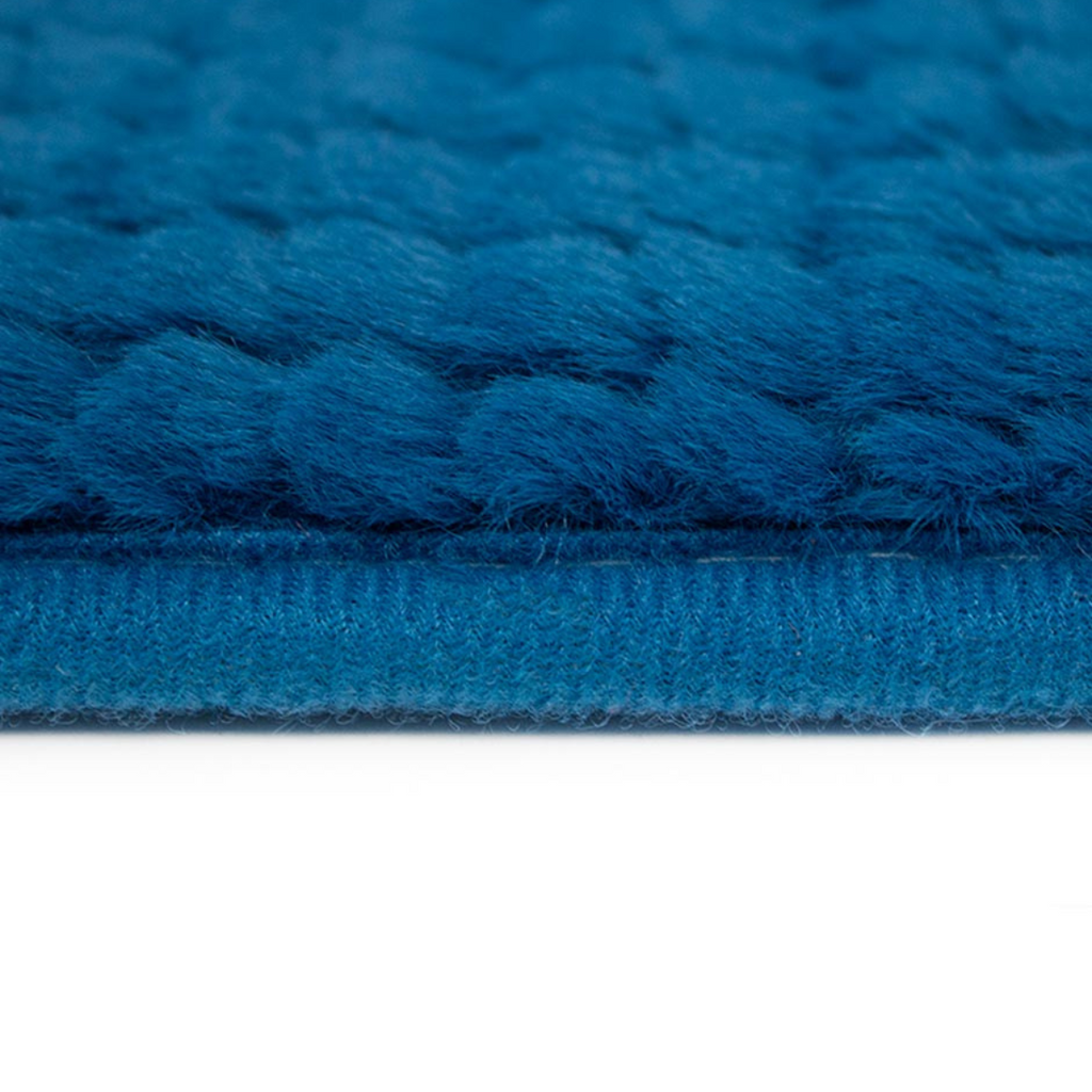 Tapete Baño Memory Coat Azul Electrico 45X75 cm