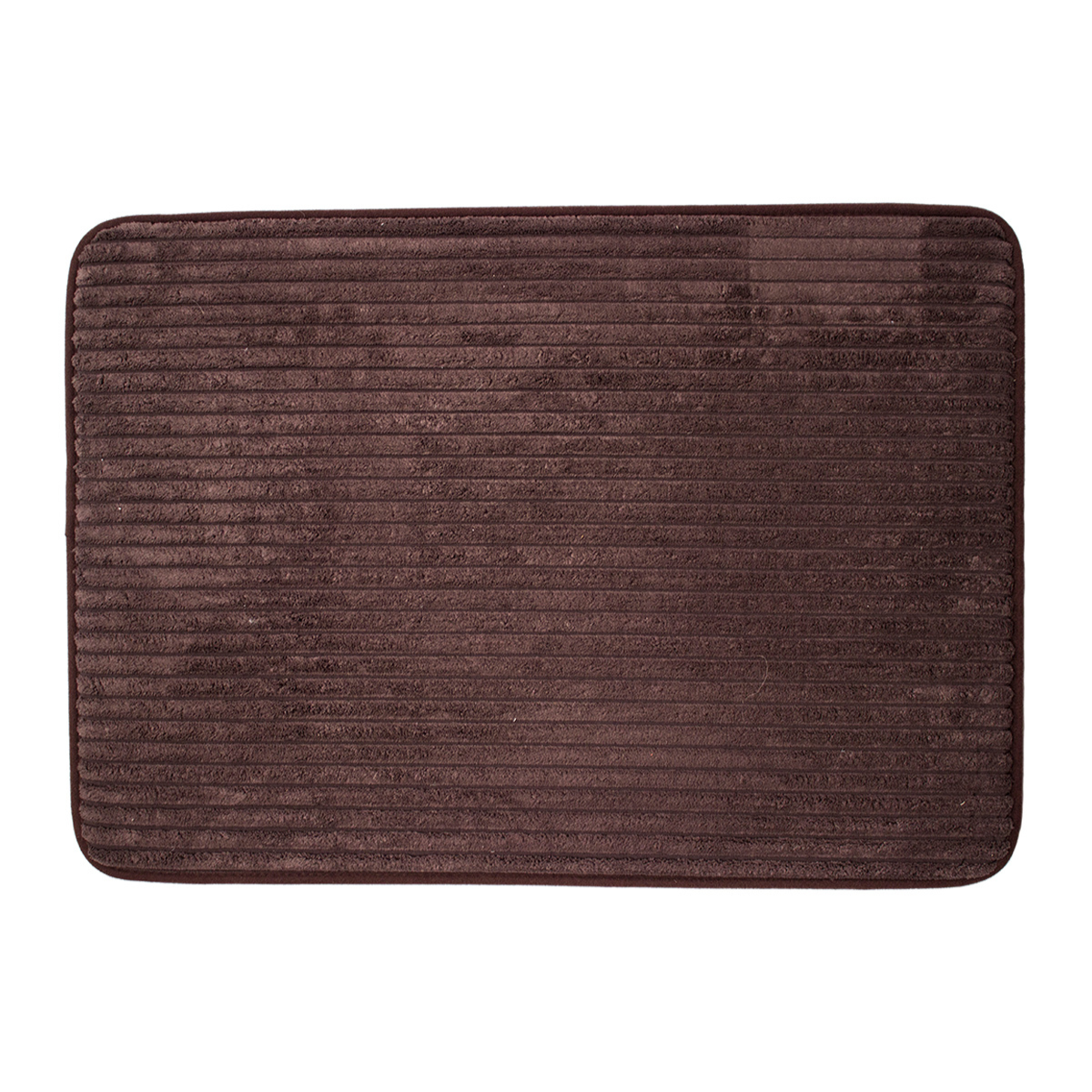 Tapete Baño Memory Foam Lines Café 50X70 cm