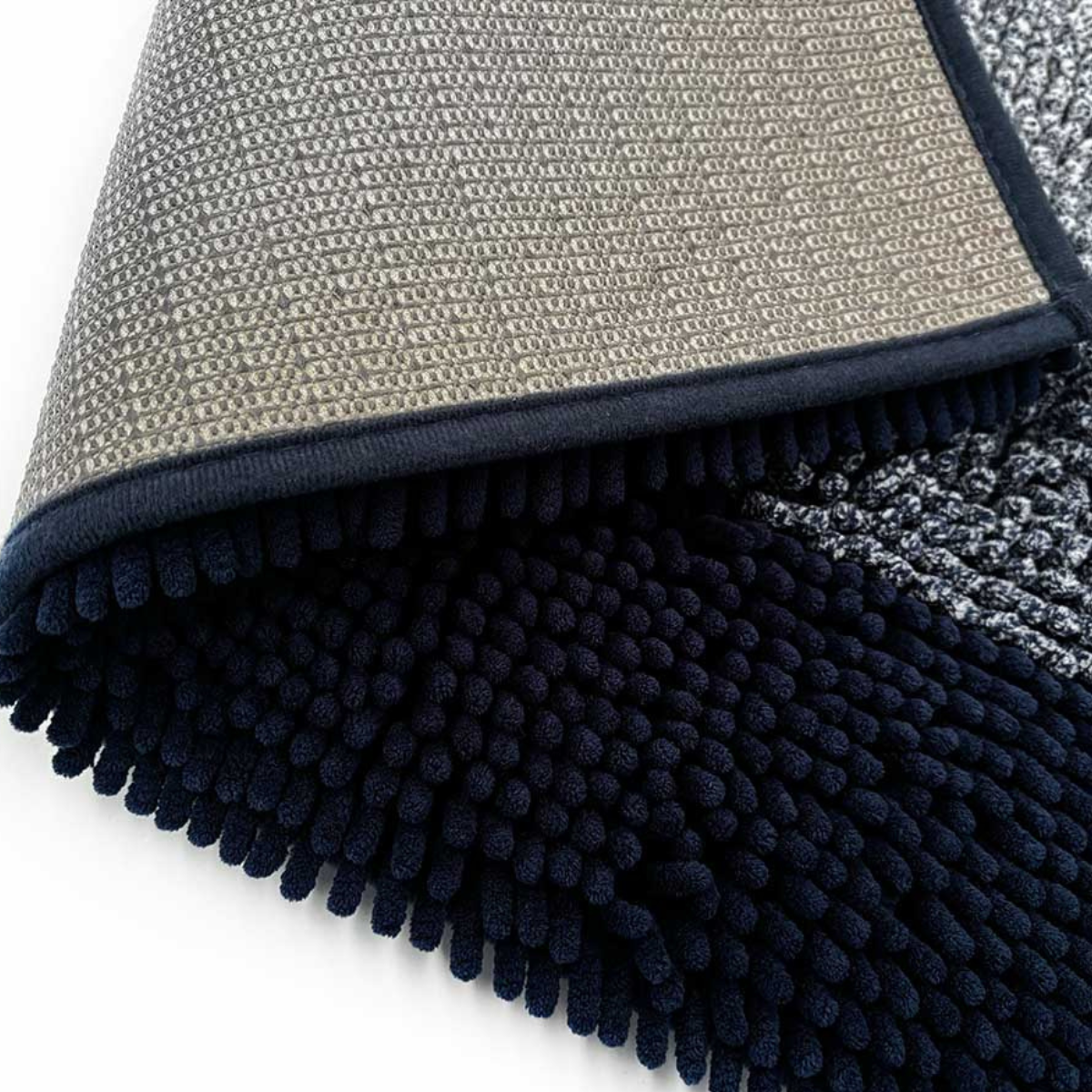 Tapete Baño Shades Half Moon Azul 45X65 cm