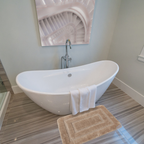 Tapete baño Softness Bath Mat taupe 40x60 cm con textura suave y diseño contemporáneo ideal para baño en espacios modernos