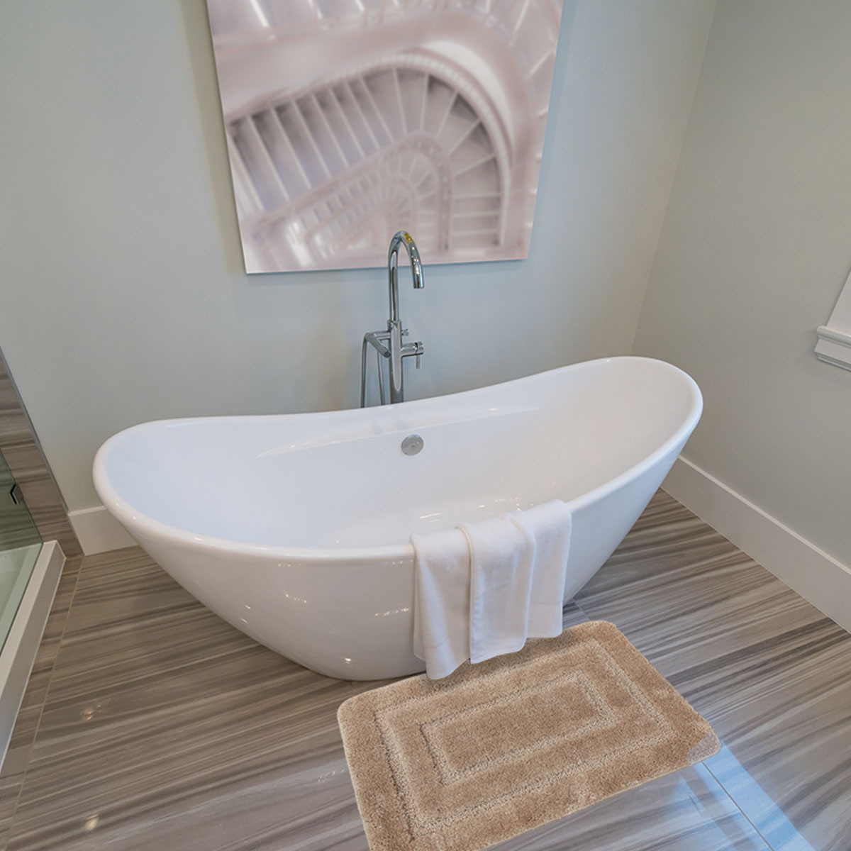 Tapete Baño Softness Bath Mat Taupe 40x60 cm