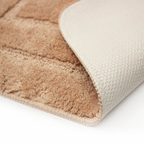 Tapete baño Softness Bath Mat taupe 40x60 cm con textura suave y diseño contemporáneo ideal para baño en espacios modernos