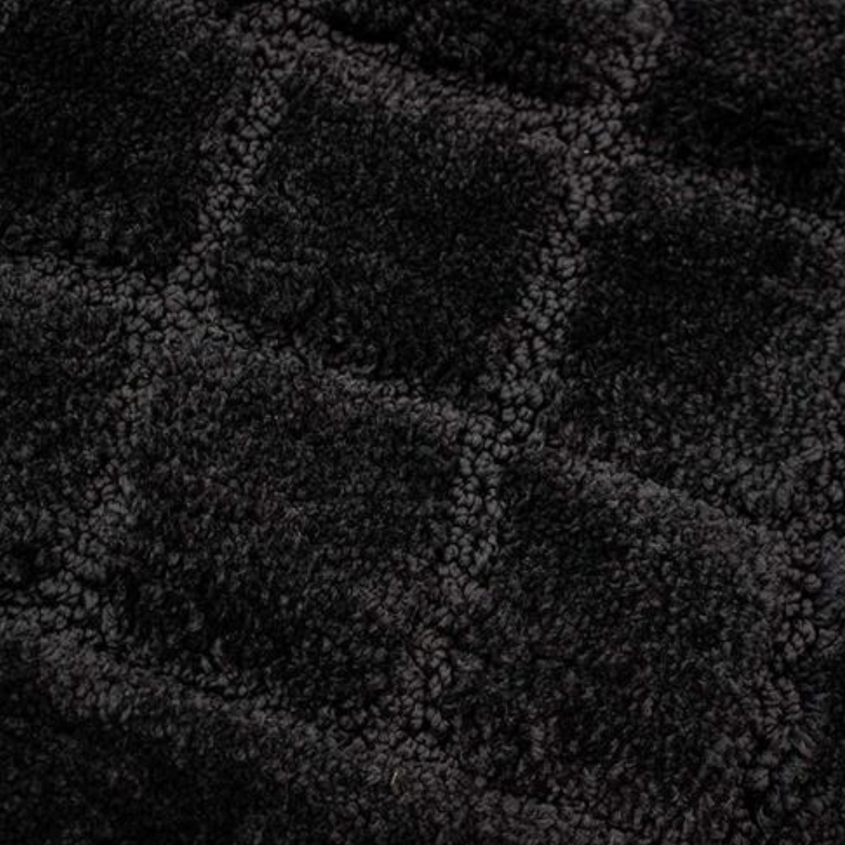 Tapete Baño Square Bath Mat Negro 40X60