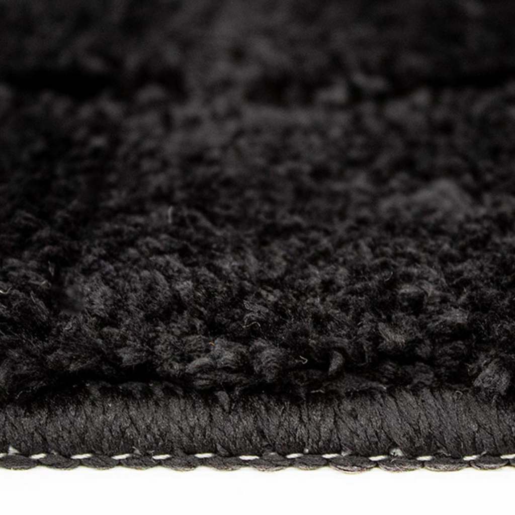 Tapete Baño Square Bath Mat Negro 40X60