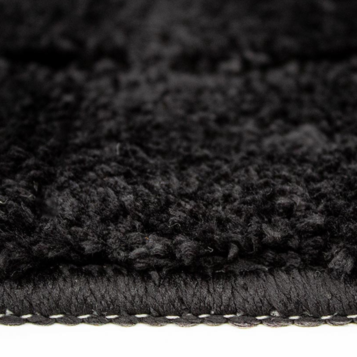 Tapete Baño Square Bath Mat Negro 40X60