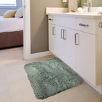Tapete baño Touch menta 40x60 cm con textura suave y diseño contemporáneo ideal para baño en espacios modernos