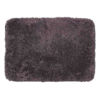 Tapete de baño Touch gris oscuro 40x60 cm, tapete suave y absorbente ideal para baño cómodo y seguro