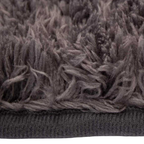 Tapete de baño Touch gris oscuro 40x60 cm, tapete suave y absorbente ideal para baño cómodo y seguro