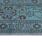 Tapete Antique turco azul con textura suave y diseño contemporáneo ideal para sala o recámara en espacios modernos