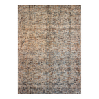Tapete decorativo Bazhars Electro gris 160x230 cm, alfombra de viscosa con acabado elegante ideal para sala o recámara
