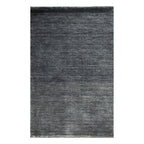 Tapete decorativo Bazhars Primavera Super gris 250x300 cm, pieza única de lana con diseño elegante ideal para sala o recámara