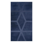 Tapete Nordic azul 60x110 cm con textura suave y diseño contemporáneo ideal para recámara o pie de cama en espacios modernos