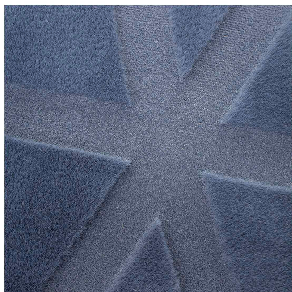 Tapete Decorativo Costado de Cama Nordic Azul 60x110 cm