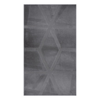 Tapete decorativo costado de cama Nordic gris 60x110 cm, alfombra suave con diseño moderno ideal para recámara