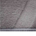 Tapete decorativo costado de cama Nordic gris 60x110 cm, alfombra suave con diseño moderno ideal para recámara