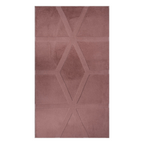 Tapete decorativo costado de cama Nordic rosa 60x110 cm, alfombra suave con diseño moderno ideal para recámara