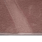 Tapete decorativo costado de cama Nordic rosa 60x110 cm, alfombra suave con diseño moderno ideal para recámara