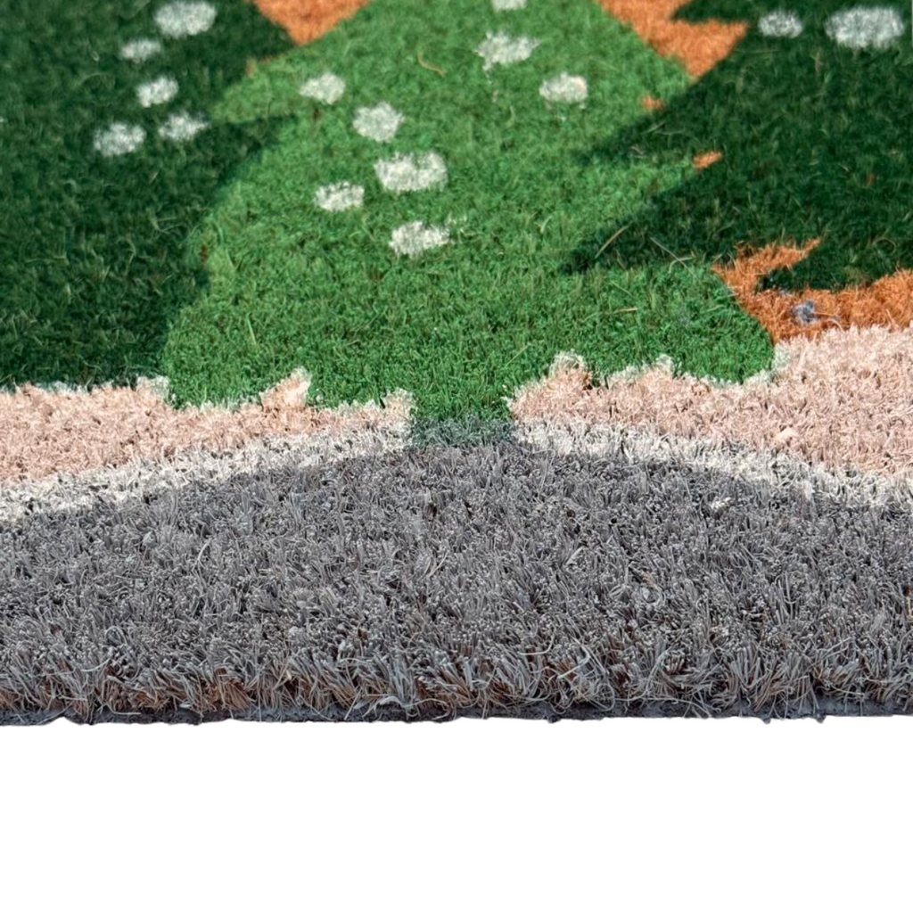 Tapete Entrada Coco Navidad Pino 40X60 cm