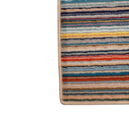 Tapete de entrada Nilo multicolor 40x60 cm, felpudo resistente con diseño decorativo ideal para puerta principal o exterior
