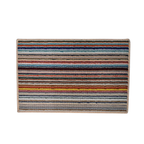 Tapete de entrada Nilo multicolor 40x60 cm, felpudo resistente con diseño decorativo ideal para puerta principal o exterior