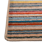Tapete de entrada Nilo multicolor 40x60 cm, felpudo resistente con diseño decorativo ideal para puerta principal o exterior