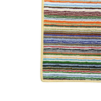Tapete de entrada Nilo multicolor 40x60 cm, felpudo resistente con diseño decorativo ideal para puerta principal o exterior