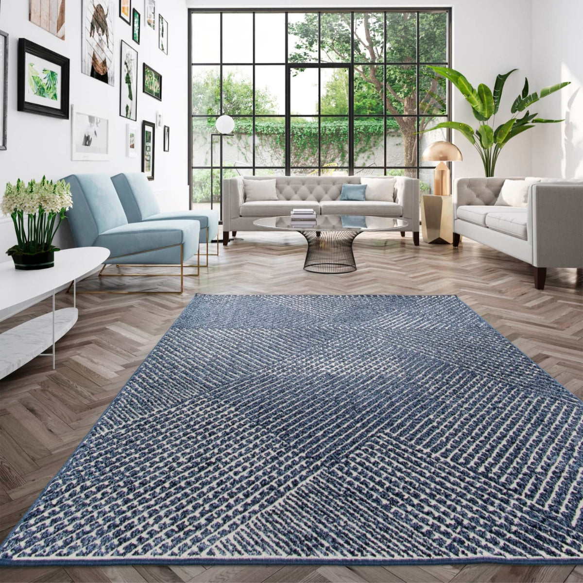 Tapete Decorativo Eco Friendly Wind Azul