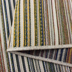 Tapete decorativo Kenya 9007 multicolor 160x230 cm, pieza única con diseño moderno ideal para sala o recámara