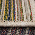 Tapete decorativo Kenya 9007 multicolor 160x230 cm, pieza única con diseño moderno ideal para sala o recámara