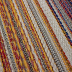Tapete decorativo Kenya 9007 multicolor 160x230 cm, pieza única con diseño moderno ideal para sala o recámara