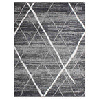 Tapete Urban triángulos gris 120x170 cm con textura suave y diseño contemporáneo ideal para sala o recámara en espacios modernos