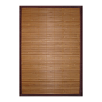 Tapete Bamboo Slim chocolate 120x165 cm con textura natural y diseño contemporáneo ideal para sala o recámara en espacios modernos