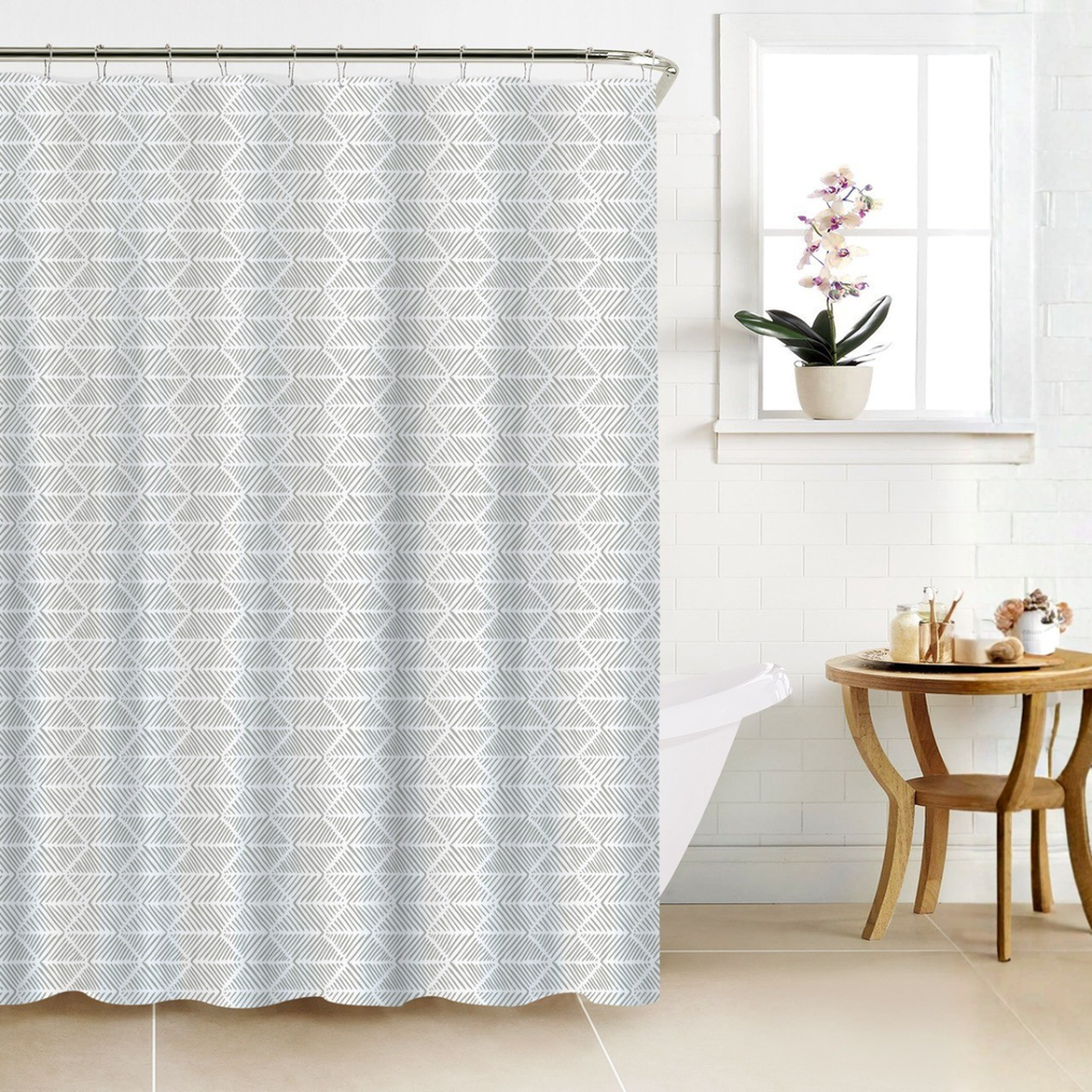 Cortina De Baño Poliéster Linde 180x180 cm