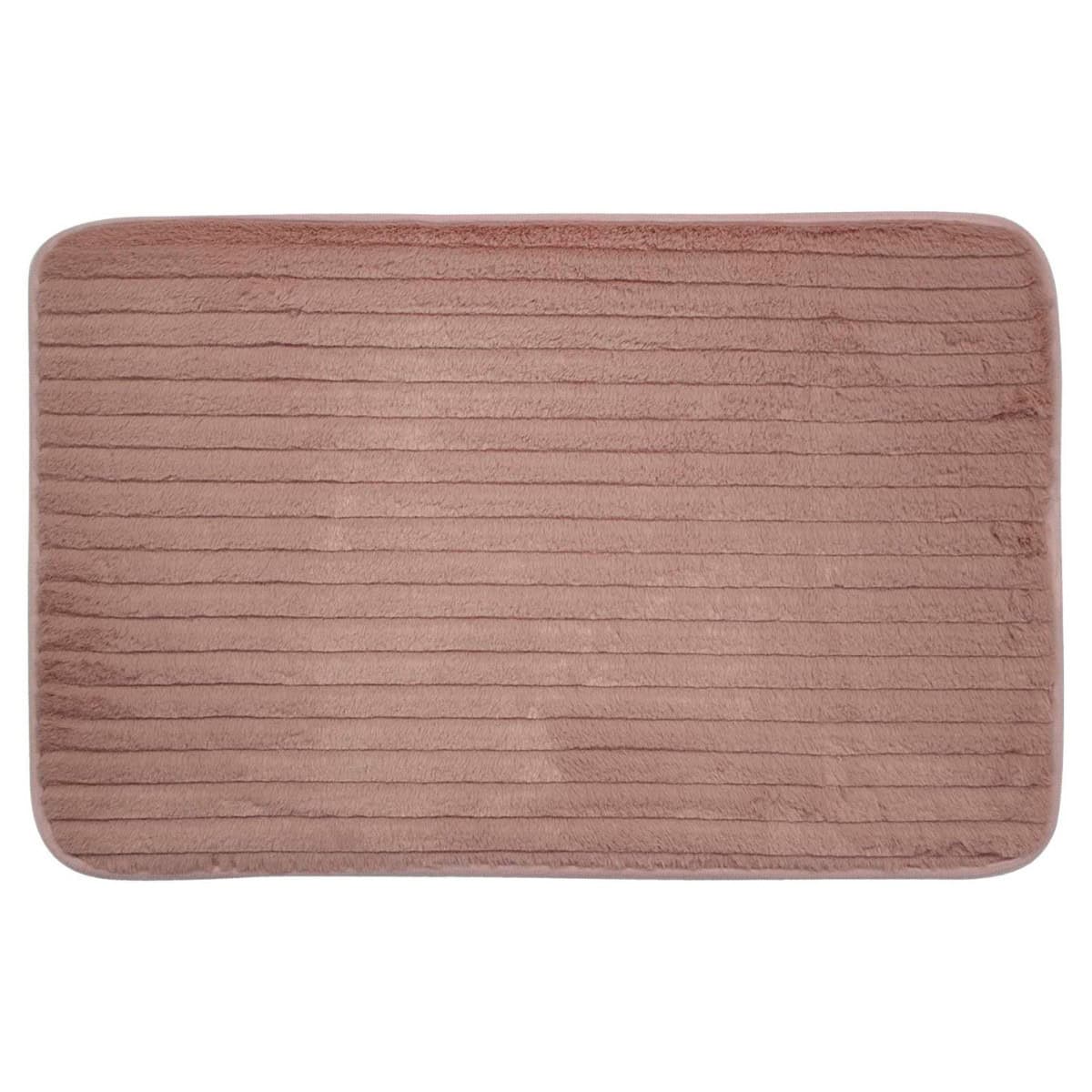Tapete De Baño Luxury Memory 40x60 Cm Rosa