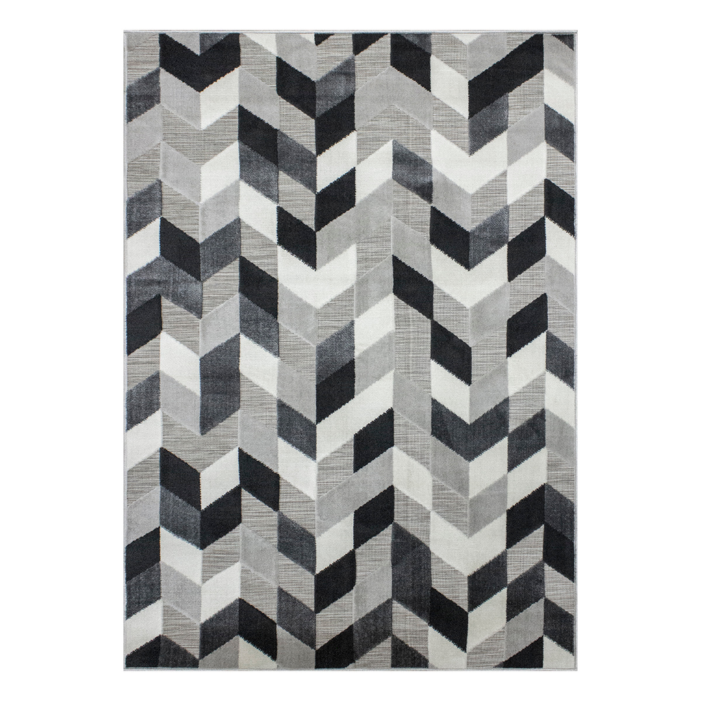 Tapete Decorativo Shift Chevron Gris 160x230 cm