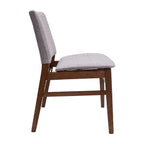 Set de 2 sillas de comedor Almería gris con diseño moderno y acabado elegante ideal para comedor en espacios contemporáneos