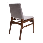 Set de 2 sillas de comedor Almería gris con diseño moderno y acabado elegante ideal para comedor en espacios contemporáneos