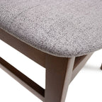 Set de 2 sillas de comedor Almería gris con diseño moderno y acabado elegante ideal para comedor en espacios contemporáneos