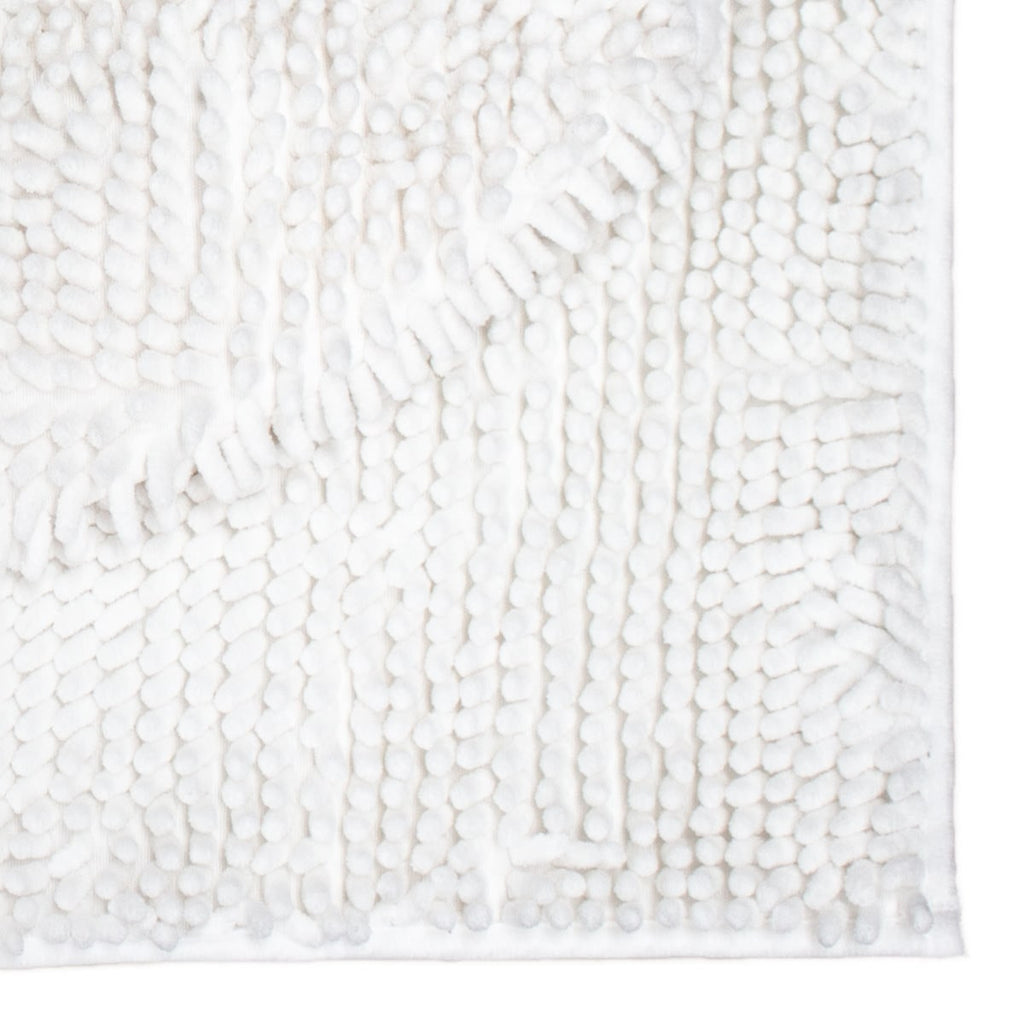 Tapete de baño set silk 3 piezas blanco (2)