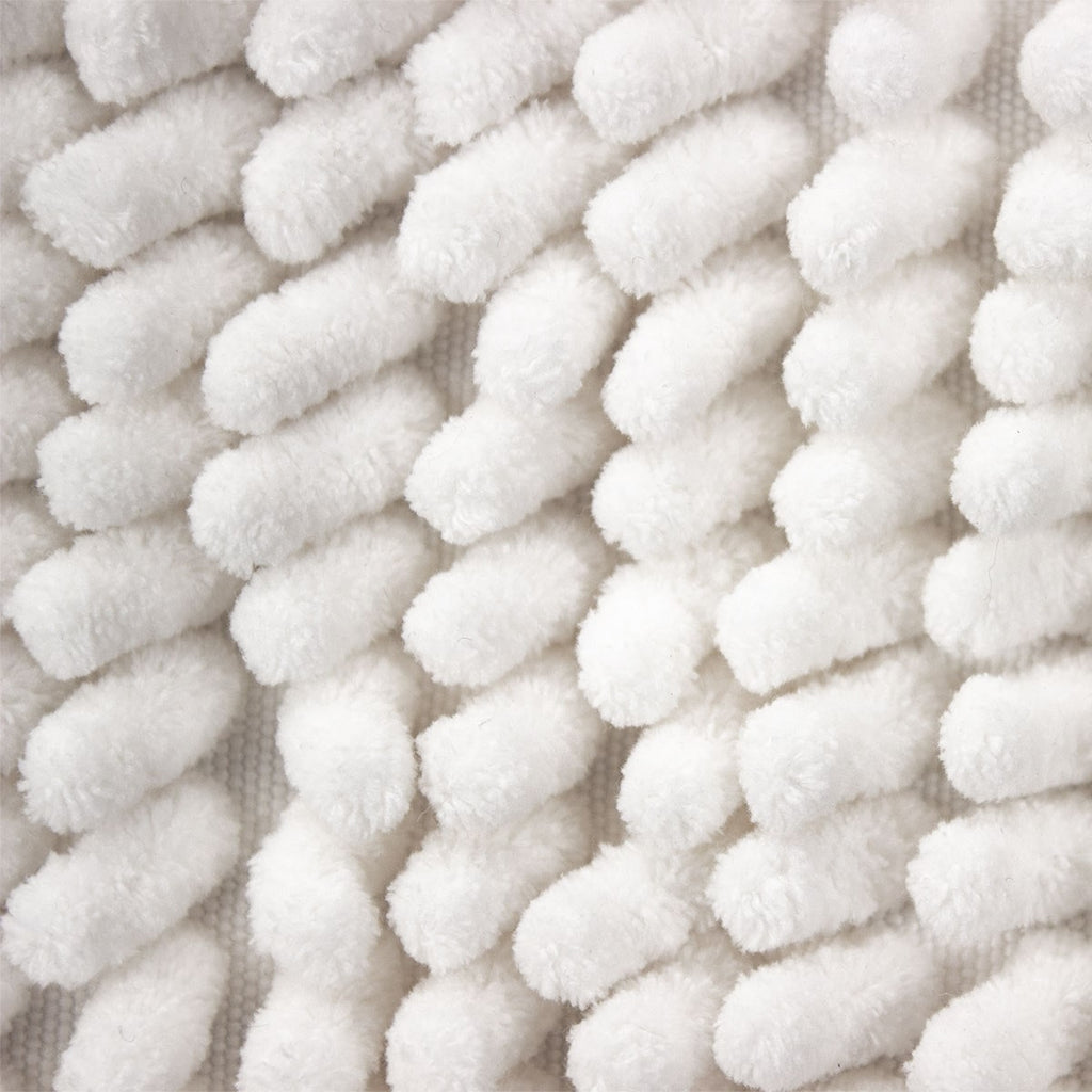 Tapete de baño set silk 3 piezas blanco (4)