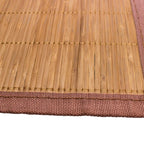 Tapete Decorativo Estera Bamboo Slim Café 120x165 cm